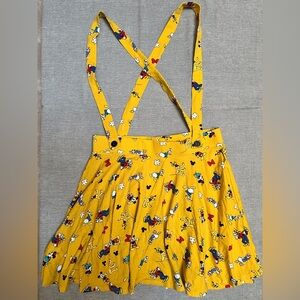 Disney Yellow Cartoon Character Skirt